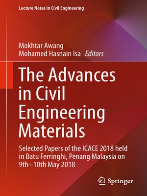 cover image of The Advances in Civil Engineering Materials